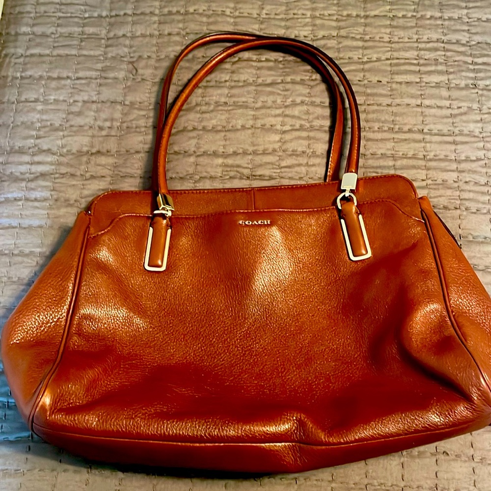 Coach authentic leather handbag